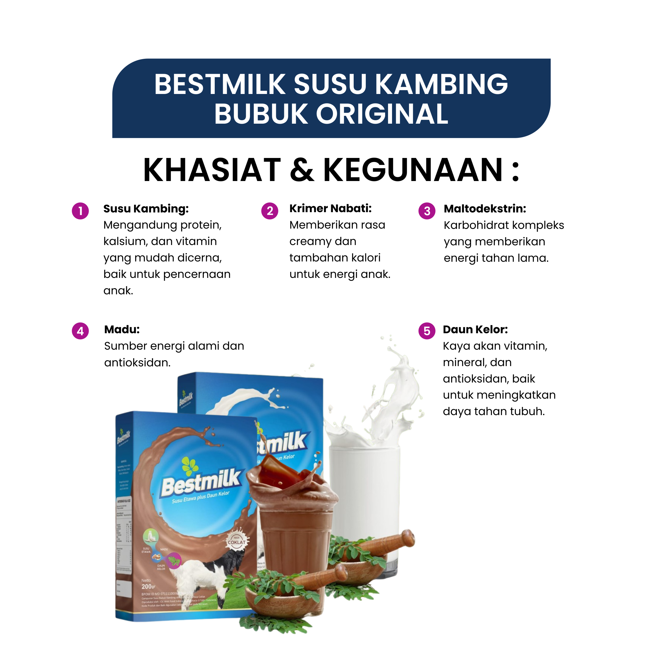 BESTMILK SUSU KAMBING BUBUK ORIGINAL 5