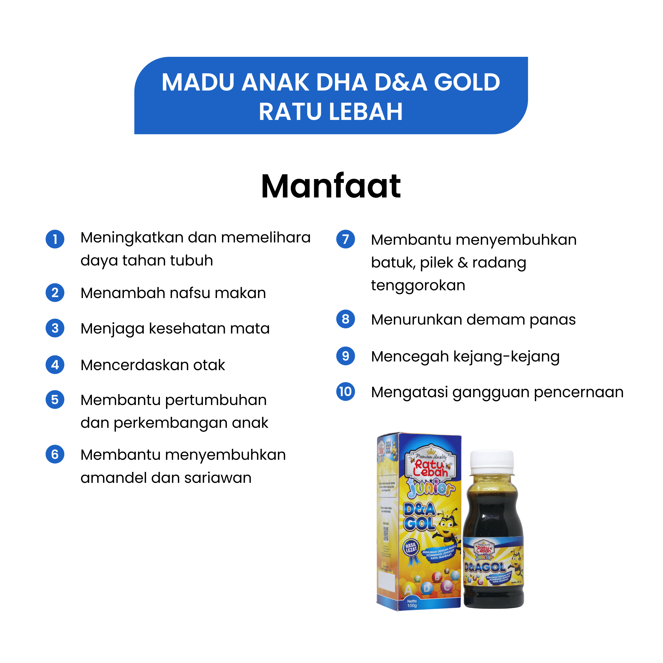 MADU ANAK DHA D&A GOLD RATU LEBAH 4