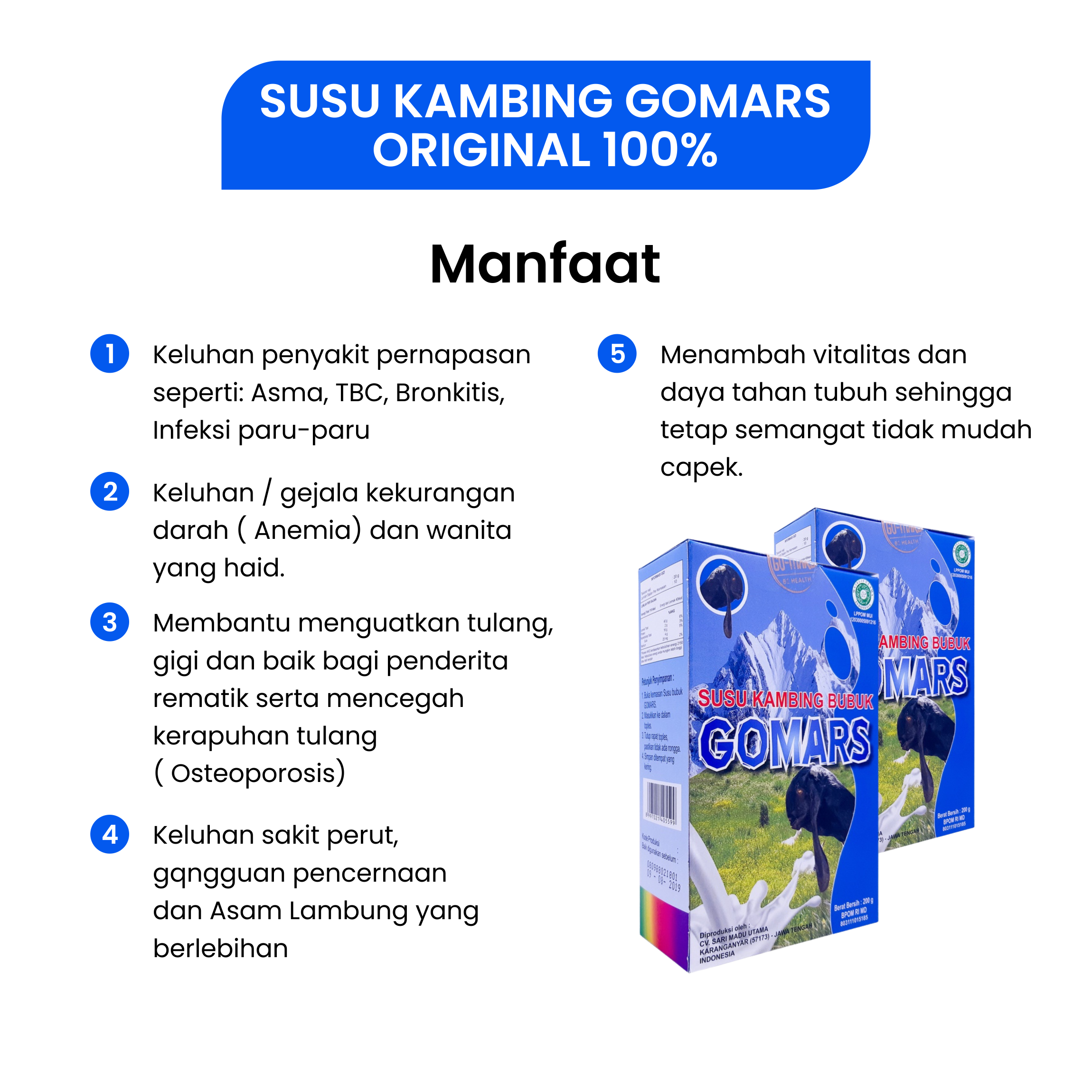 SUSU KAMBING GOMARS ORIGINAL 100_ 4