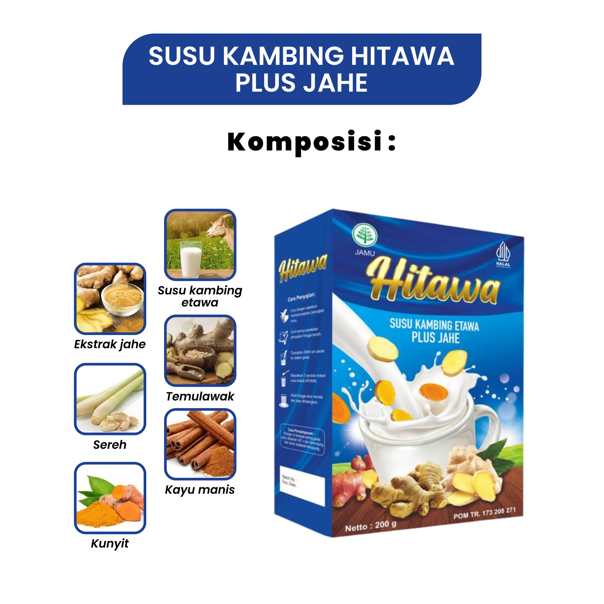 SUSU KAMBING HITAWA PLUS JAHE 3
