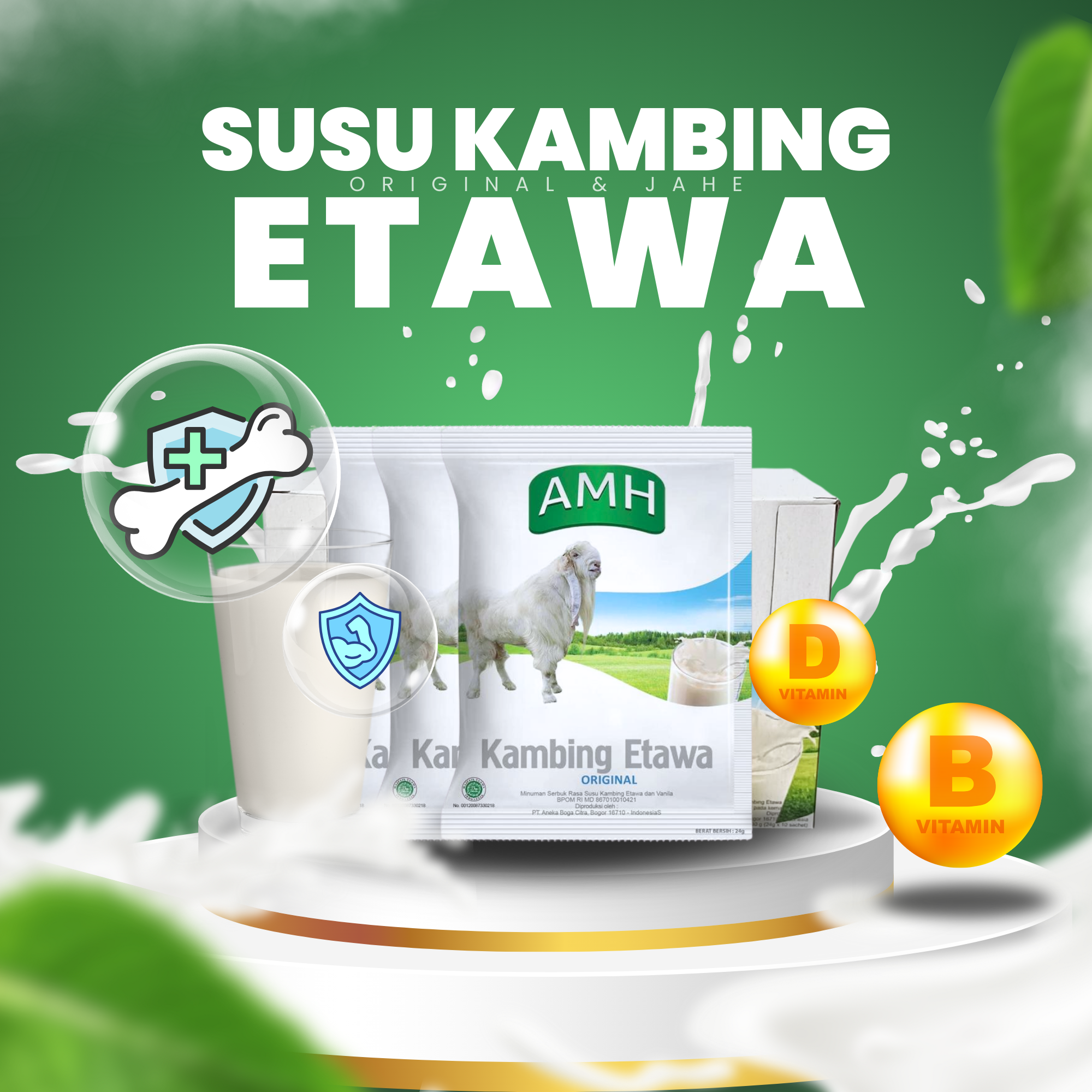 susu kambing amh